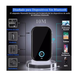 Foto 3 | Receptor Y Transmisor Bluetooth V5.0 De Audio Eo Safe Imports Esi-4282-1 Negro