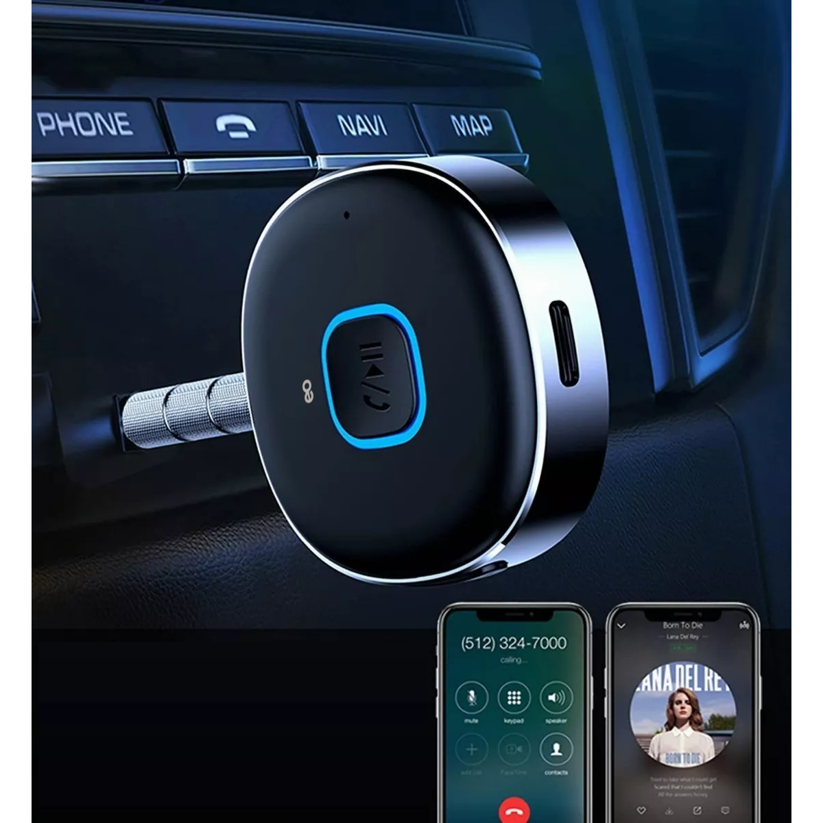 Foto 4 pulgar | Transmisor Y Receptor De Audio Bluetooth V5.0 Eo Safe Imports Esi-4288-1 Negro