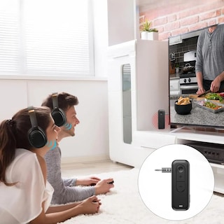 Foto 3 | Receptor Y Transmisor Bluetooth 5.3 Aux Con Clip, Manos Libres Eo Safe Imports Esi-18637 Negro