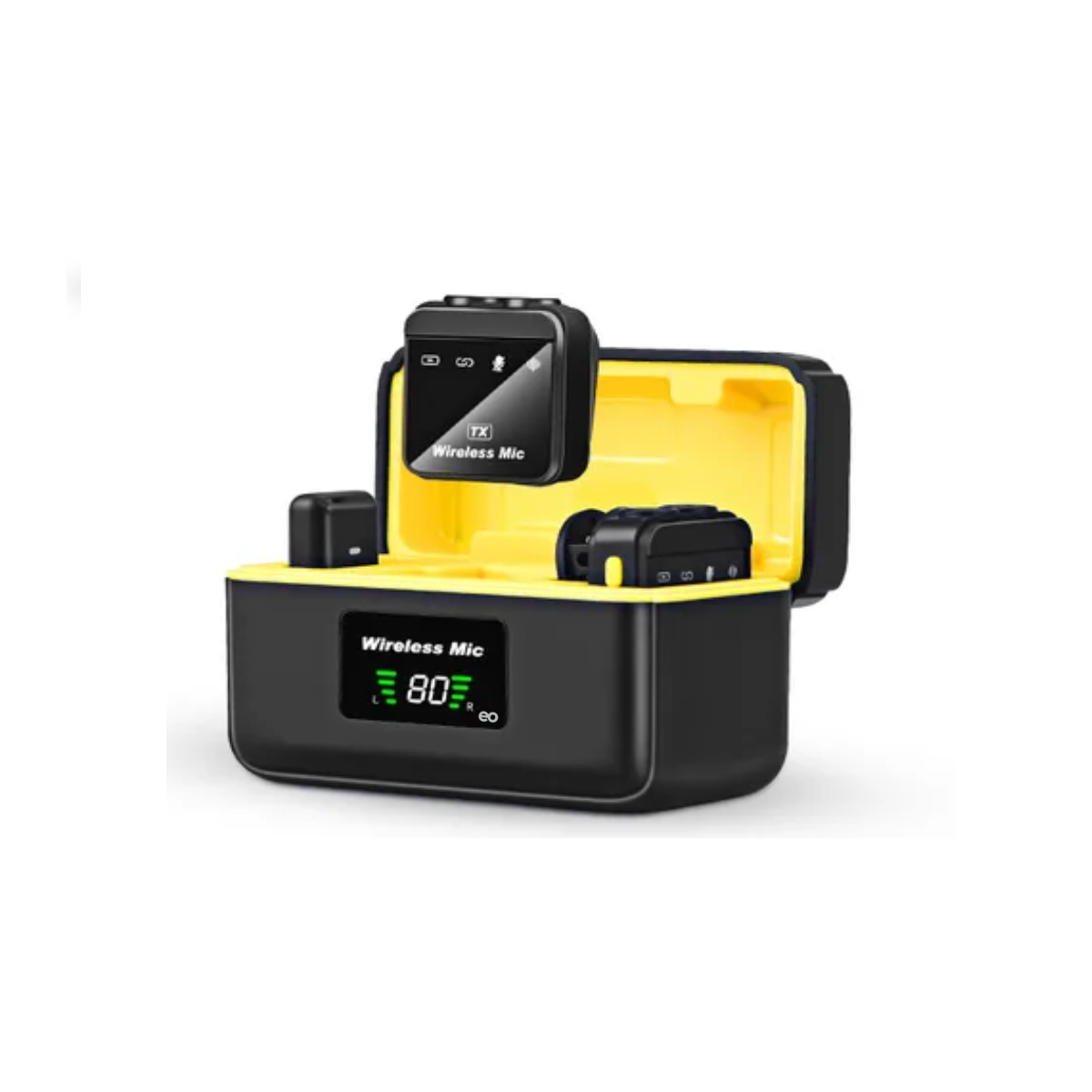 Foto 1 | Micrófono Inalambrico Lavalier Solapa Para Iphone Android Eo Safe Imports Esi-20558 Negro