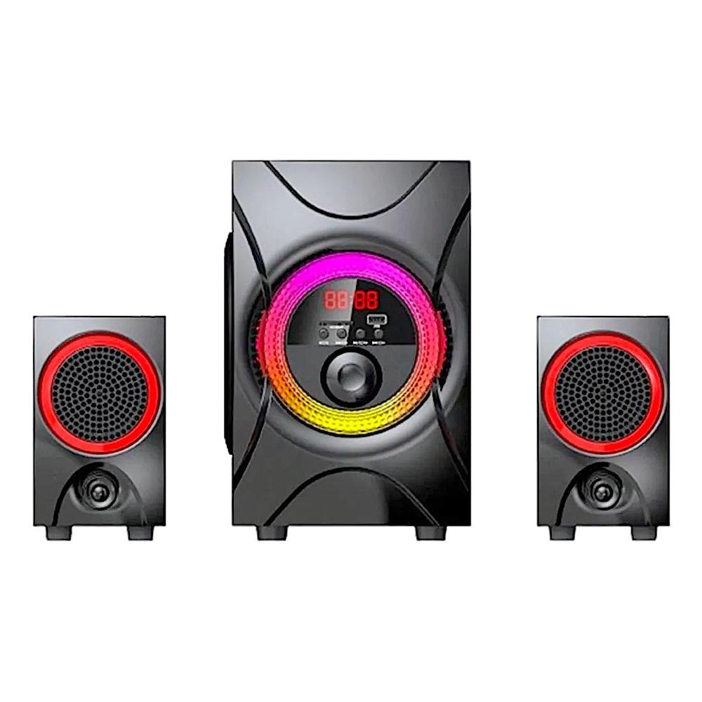 Foto 2 pulgar | Minicomponente 2.1 DM-A16 Luz RGB Bluetooth SD USB