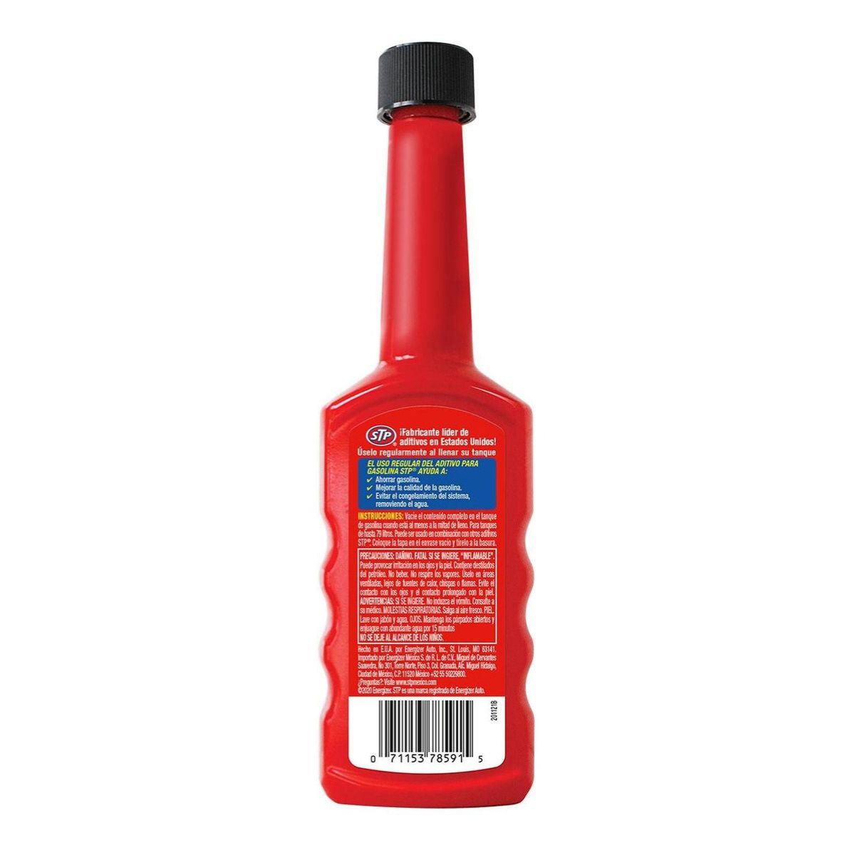 Foto 5 pulgar | 12 Pzas Aditivo De Gasolina Stp Trata Hasta 79 Litros 155 Ml