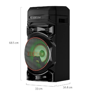 Foto 4 | Bocina Bluetooth Portátil Lg Rnc5 Con Luces Led Con Karaoke Star