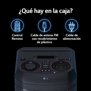 Foto 8 | Bocina Bluetooth Portátil Lg Rnc5 Con Luces Led Con Karaoke Star