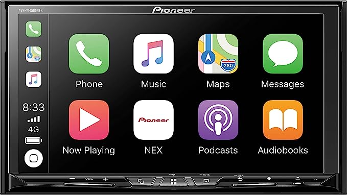 Foto 2 pulgar | Pioneer Avh-w4500nex Doble Din Inalámbrico Mirroring Android Auto, Apple Carplay In-dash Dvd/cd Receptor Estéreo Par