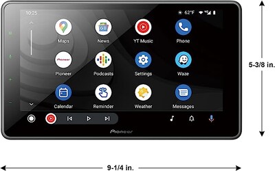 Foto 2 | Pantalla Pioneer Dmh-wt3800nex Receptor Multimedia Digital de un Solo Din Integración de Android Auto y Amazon Alexa