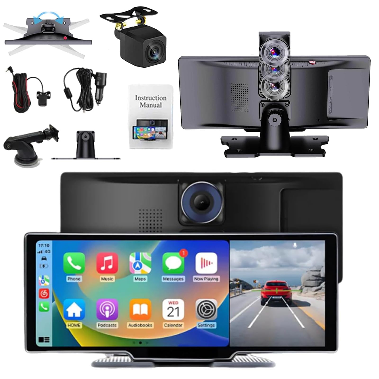 Tableta Para Coche Flexscreen Pro 2025 De 10,26 Pulgadas 4k Con Gps Y Cámara - Venta Internacional.