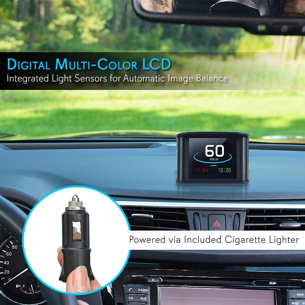Foto 5 pulgar | Pantalla Hud Inteligente Pyle Phud19 De 2.6 Pulgadas Con Navegación Gps - Venta Internacional.