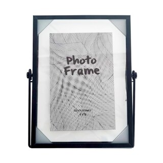 Foto 1 | Portarretrato Iliosinnova Metálico Negro de 15 x 20 cm