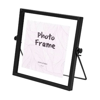 Foto 1 | Portarretrato Iliosinnova Metálico Negro 10 x 10 cm