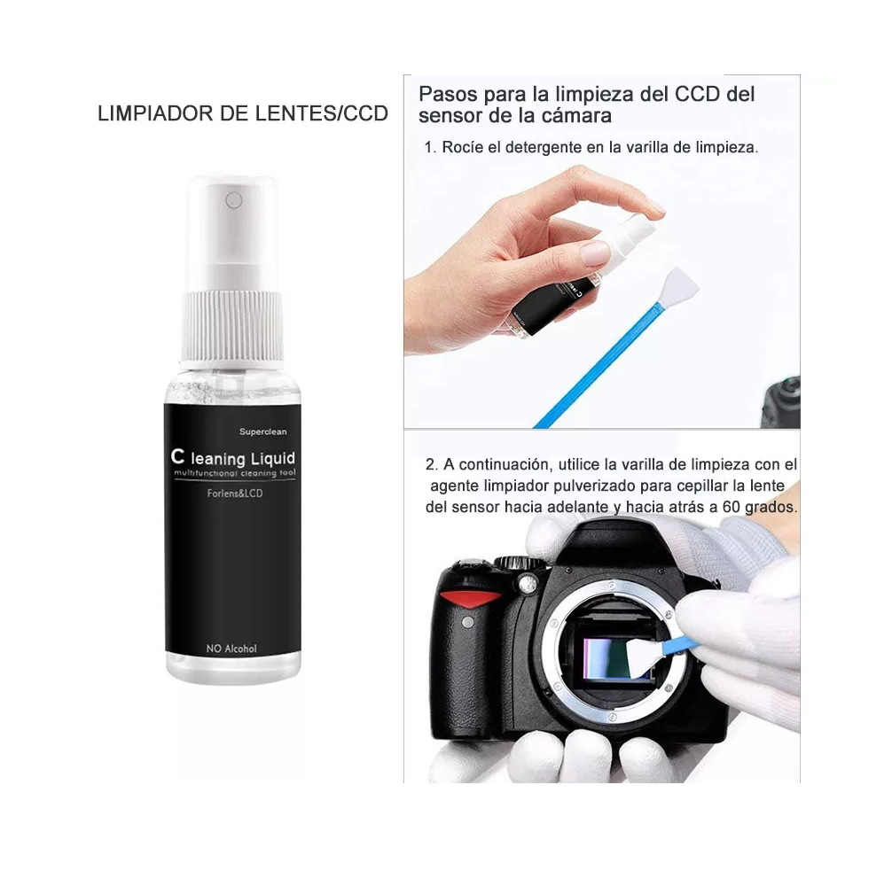 Foto 4 pulgar | Kit de Limpieza Profesional Belug para Cámaras Réflex Digitales