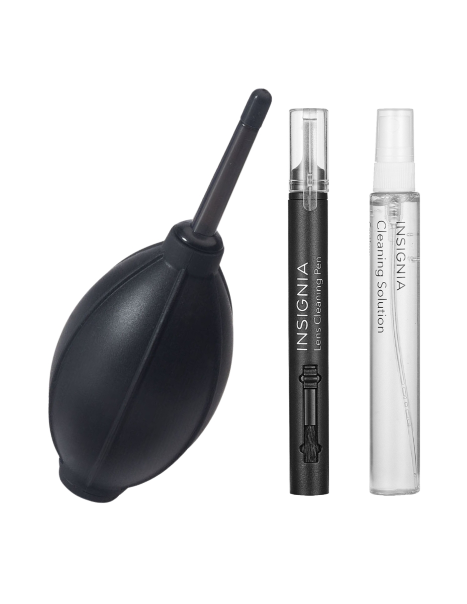Kit De Limpieza Para Cámaras Digitales Insignia 3 Piezas Color Negro
