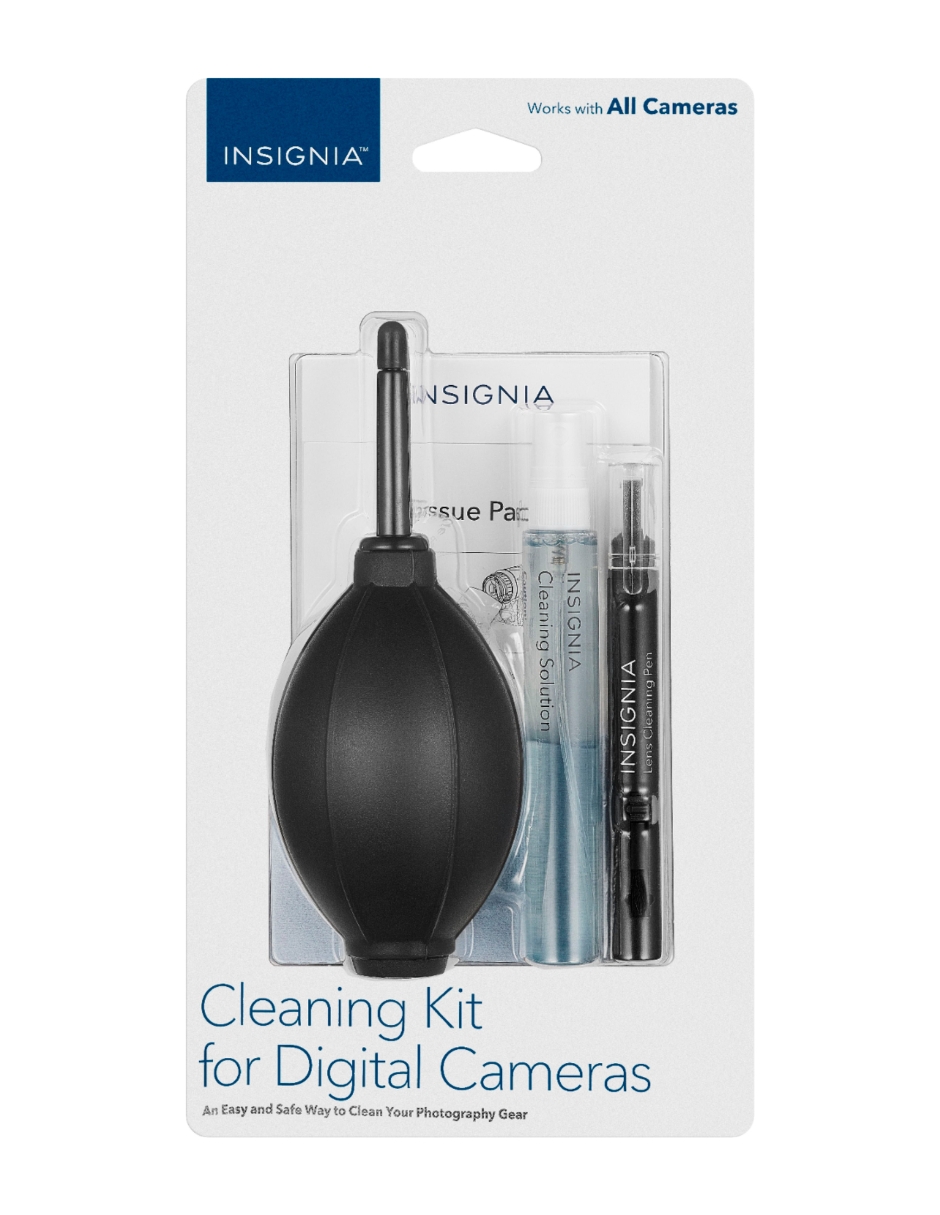 Foto 2 | Kit De Limpieza Para Cámaras Digitales Insignia 3 Piezas Color Negro
