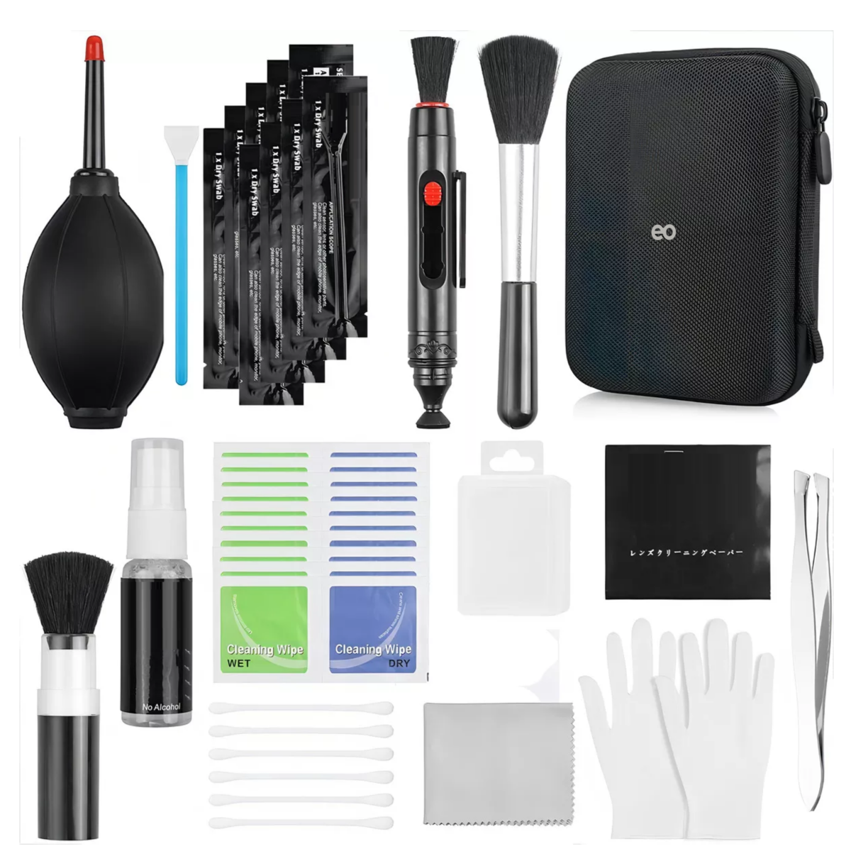 Foto 2 pulgar | Kit De Limpieza Para Cámaras E Pantalla Y Teclado 40 Piezas Eo Safe Imports Esi-17859-1 Multicolor
