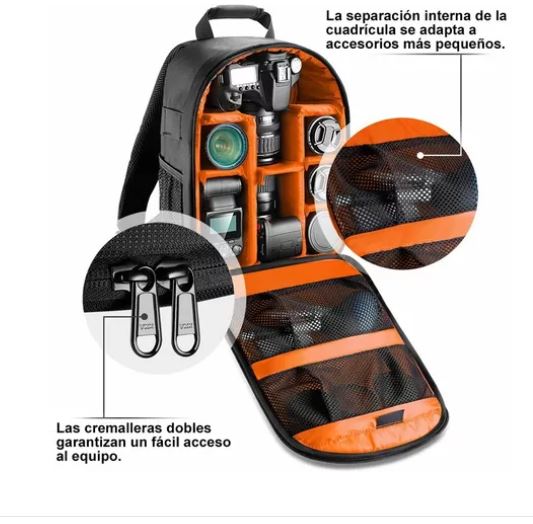 Foto 4 pulgar | Funda Mochila De Bolsillo Para Cámara