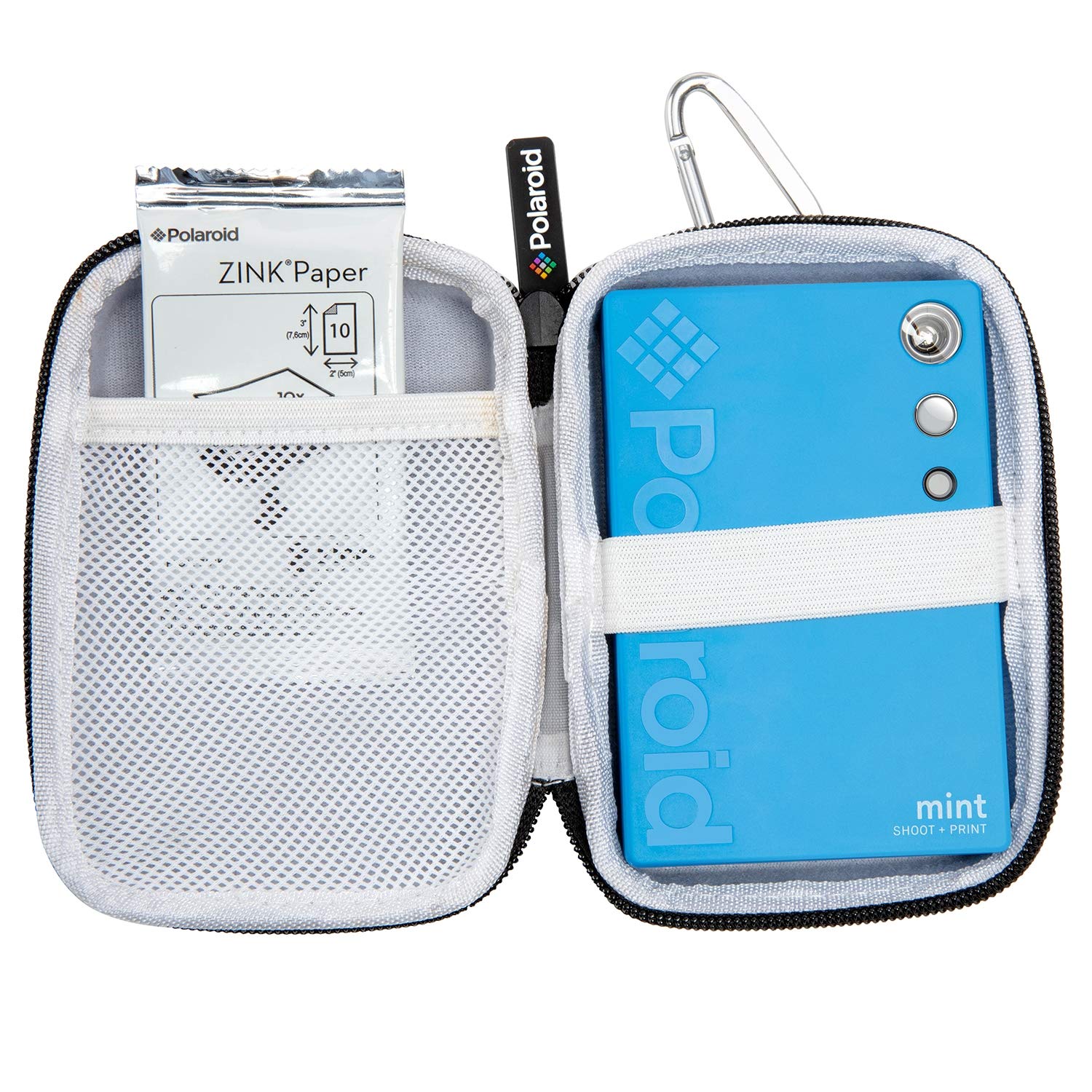 Foto 4 | Funda Polaroid Eva Para Cámara E Impresora Instantáneas Mint (azul) - Venta Internacional.