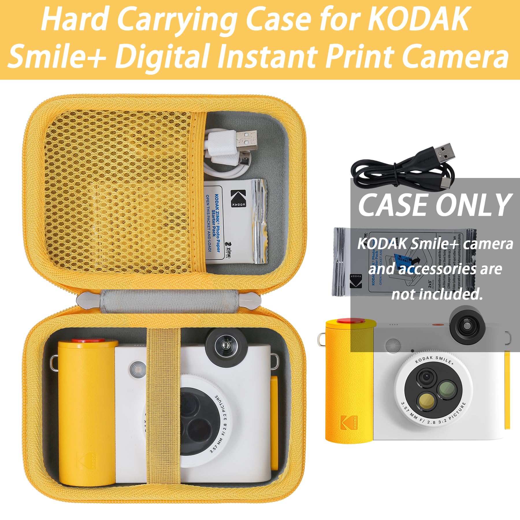 Foto 3 pulgar | Funda De Viaje Khanka Para Cámara Inalámbrica Kodak Smile Plus - Venta Internacional.