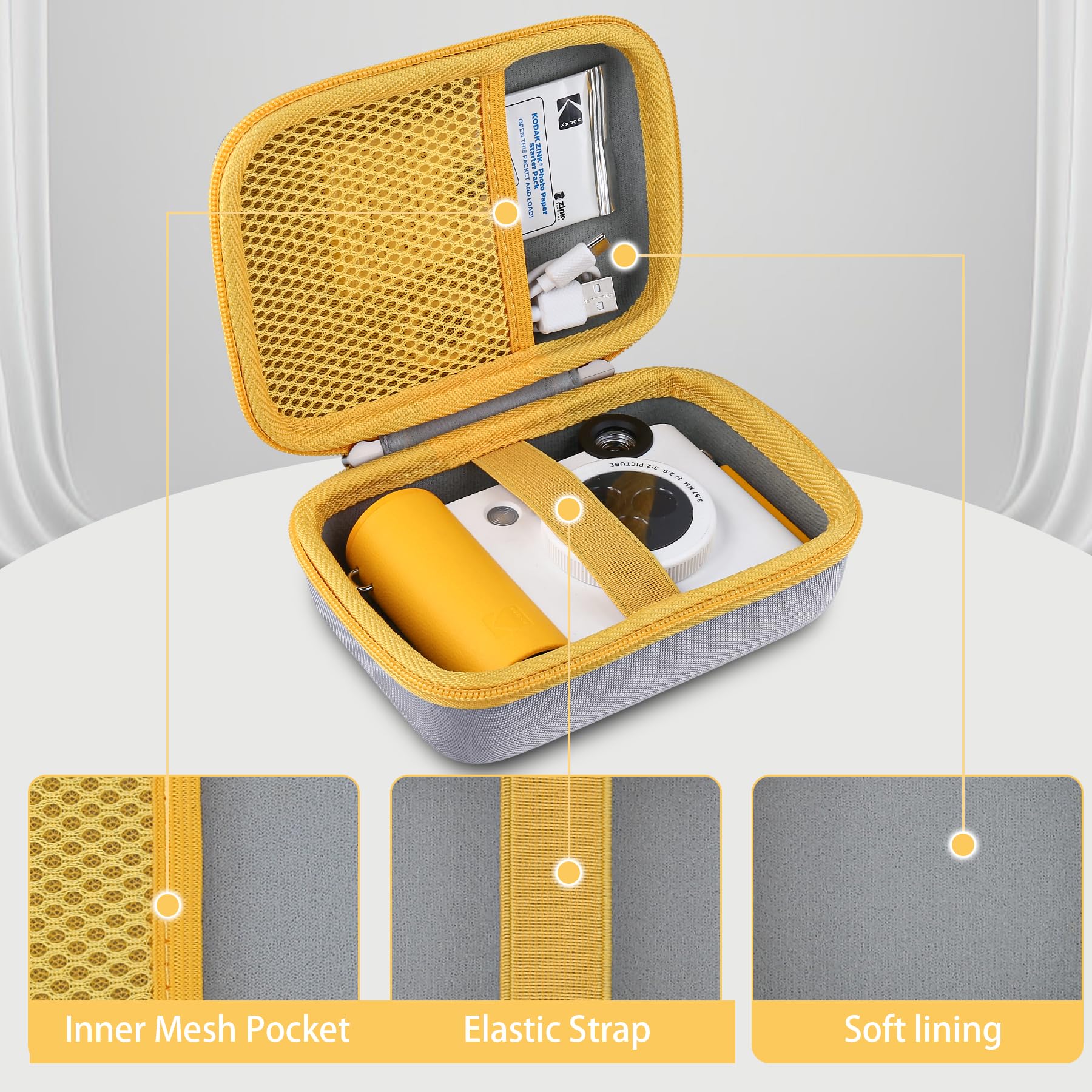 Foto 4 | Funda De Viaje Khanka Para Cámara Inalámbrica Kodak Smile Plus - Venta Internacional.