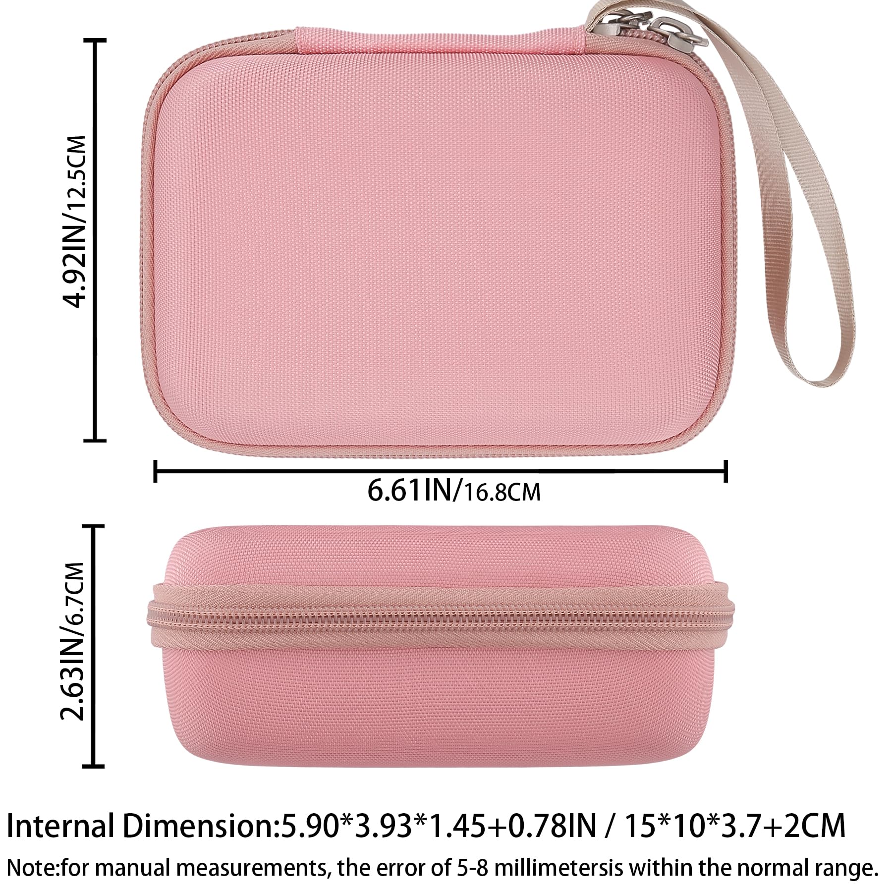 Foto 4 pulgar | Funda De Viaje Khanka Para Cámara Inalámbrica Kodak Smile Plus, Color Rosa - Venta Internacional.