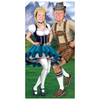 Foto 2 | Stand Para Parejas Photo Booth Prop Beistle, Tamaño Natural, Para El Oktoberfest - Venta Internacional.