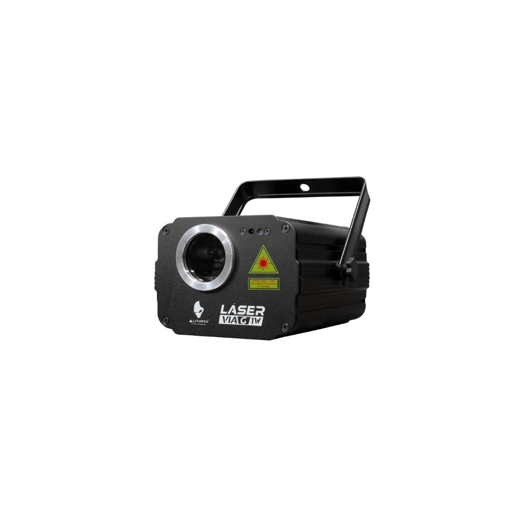 Láser Alien Pro Laser G 1w Verde 2000 Patrones/52mw/1w $5,100