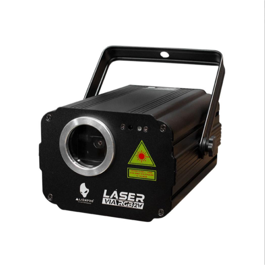 Foto 5 pulgar | Laser Alien Pro Laser Rgb 2w 500mw/1000mw/dmx/2000 Patrones