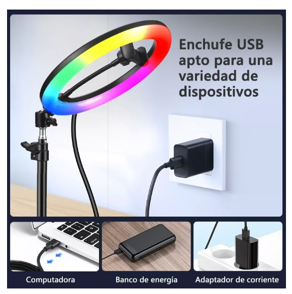 Foto 4 | Aro Wünd Luz Led Maquillaje Lampara Foto Video Luz