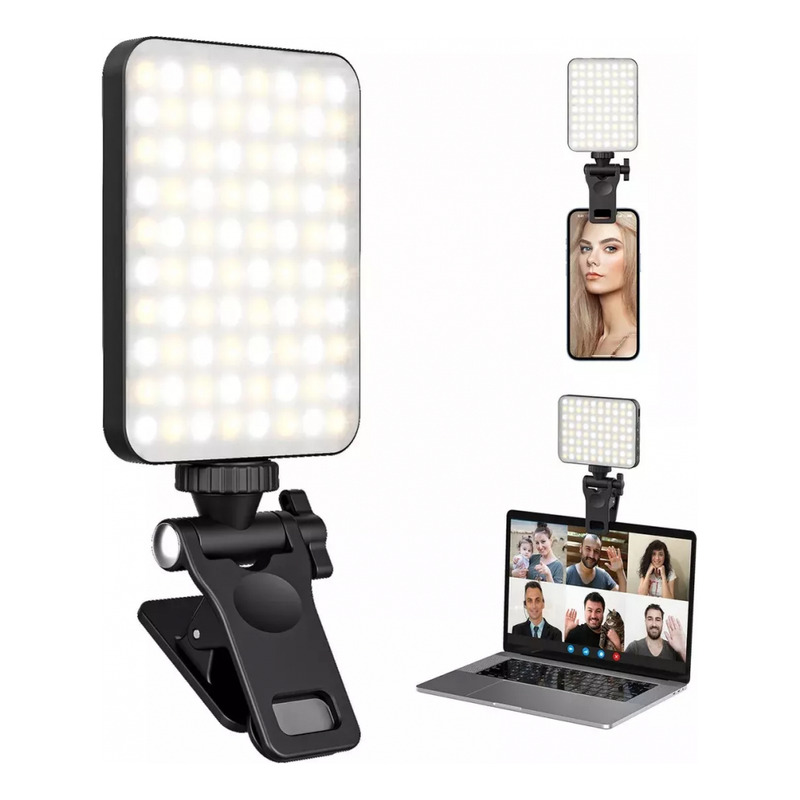 Foto 3 pulgar | Lámpara De Belleza Portátil Con Clip Para Selfies Con 120 Led Recargables - Venta Internacional.