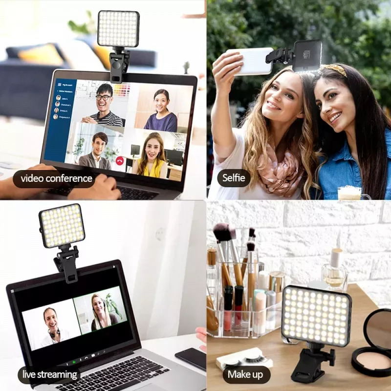 Foto 3 | Lámpara De Belleza Portátil Con Clip Para Selfies Con 120 Led Recargables - Venta Internacional.