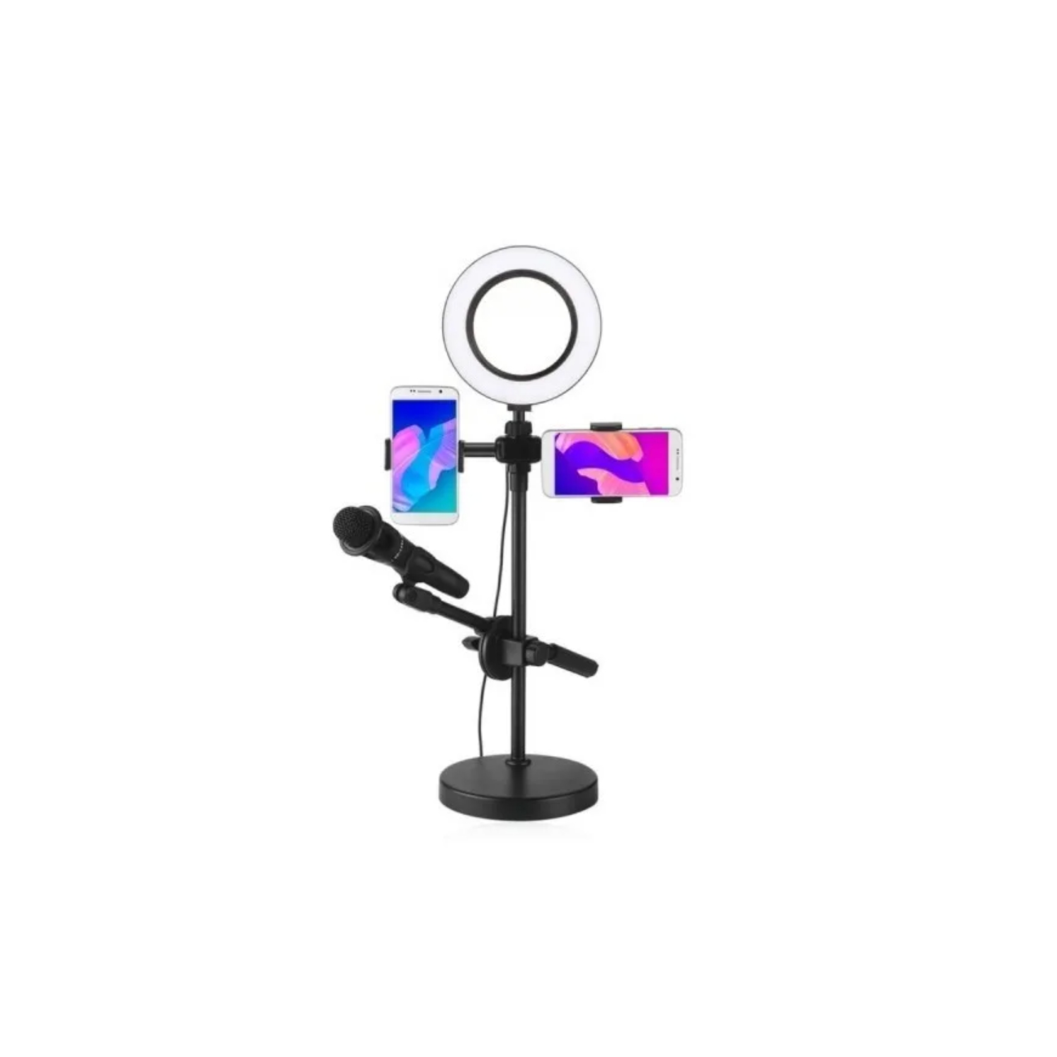 Kit De Anillos De Luz Para Fotografía Con Soporte Para Teléfono Móvil Y Micrófono - Venta Internacional.