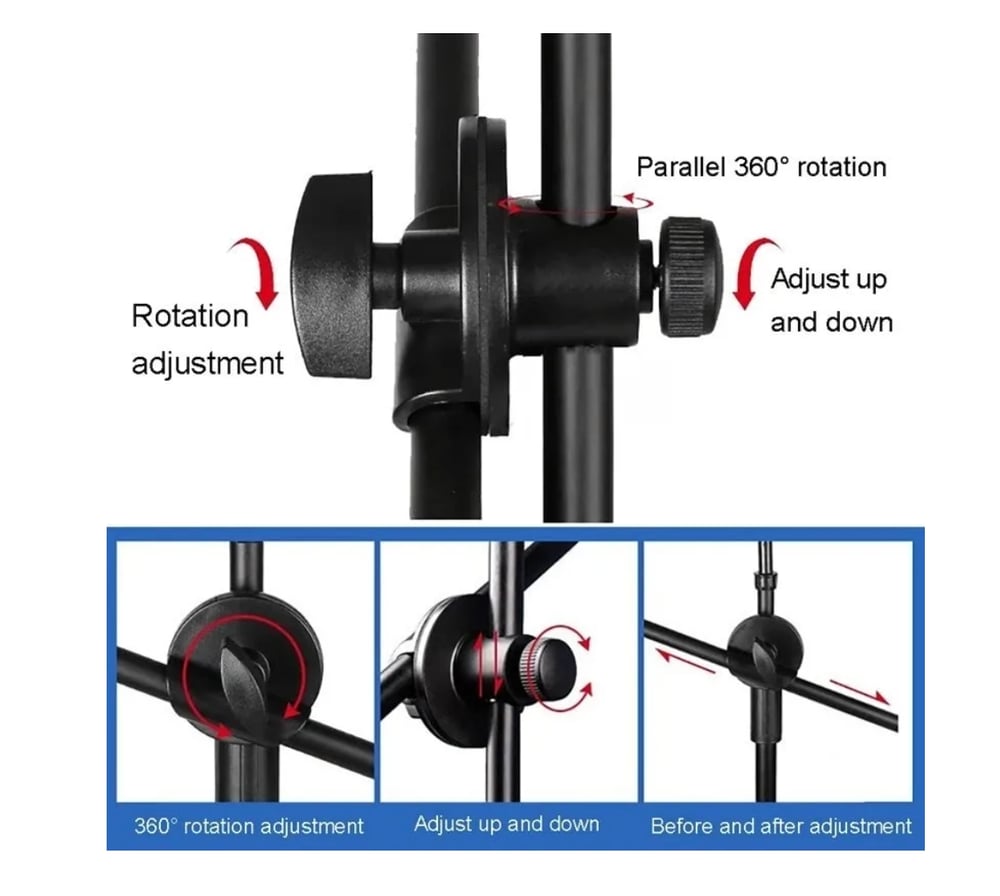 Foto 6 pulgar | Kit De Anillos De Luz Para Fotografía Con Soporte Para Teléfono Móvil Y Micrófono - Venta Internacional.