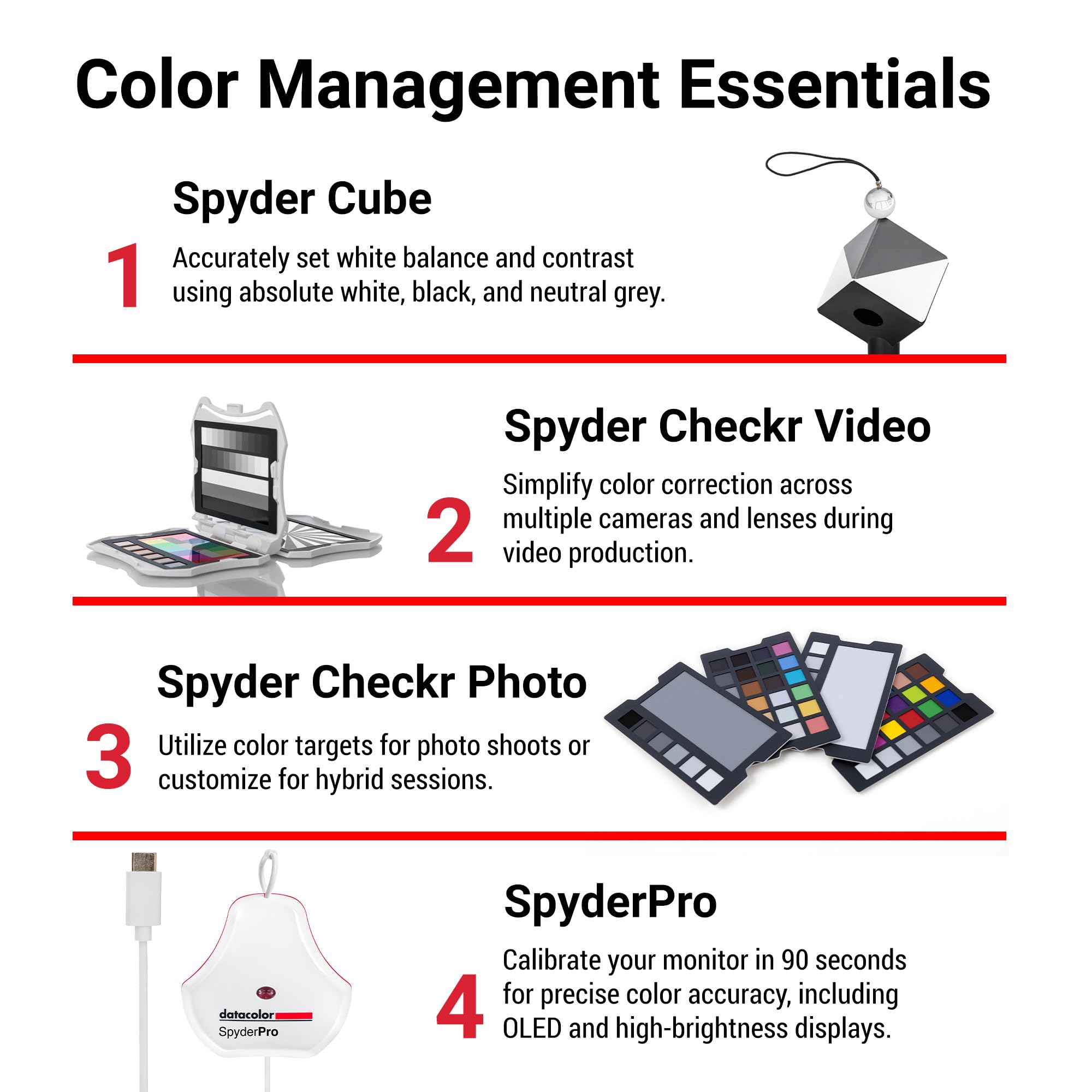 Foto 4 pulgar | Herramientas De Gestión Del Color Kit De Foto/vídeo Datacolor Spyder - Venta Internacional.