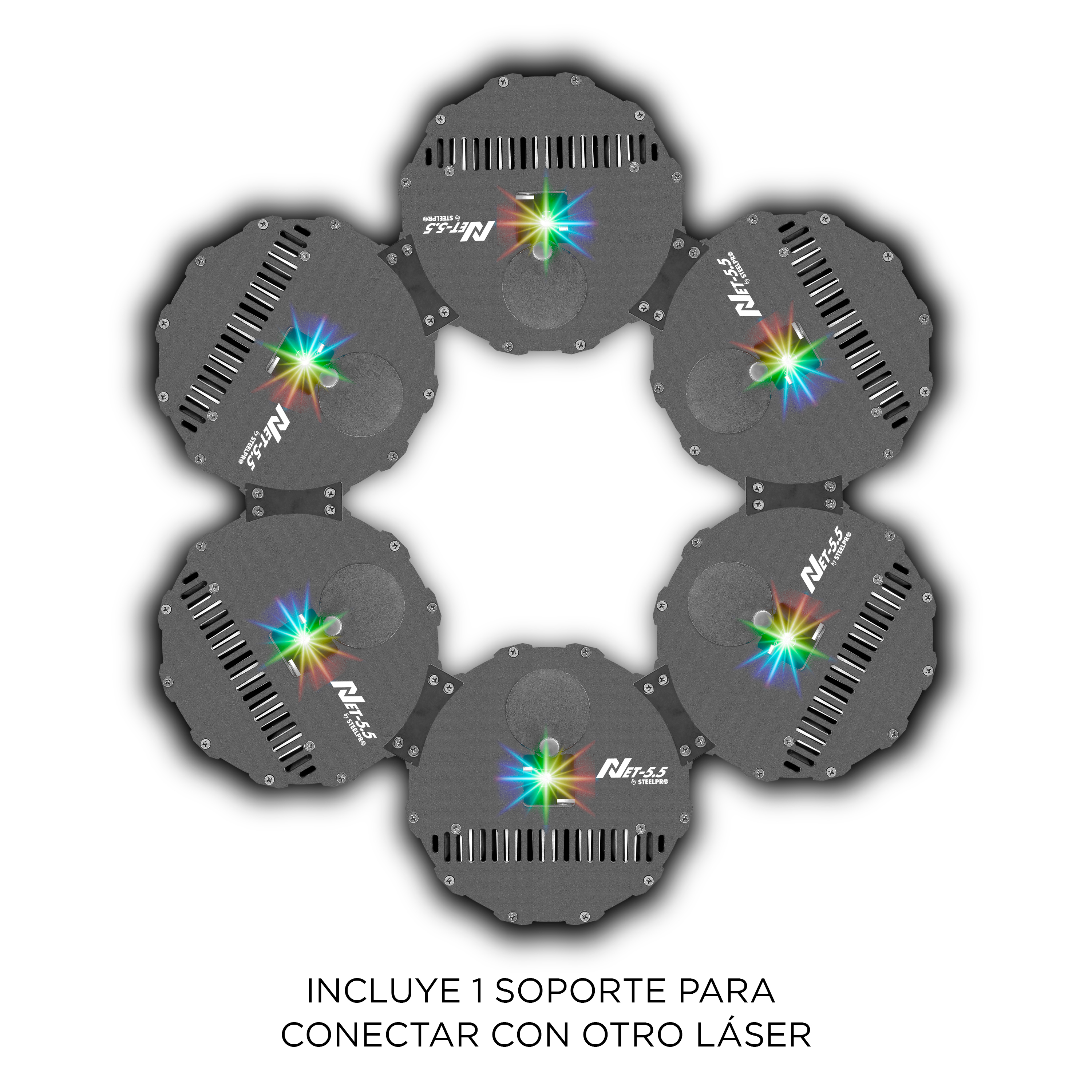 Foto 4 | Laser Profesional Rgb Dmx-512 Luces Dj Net 5.5w Steelpro