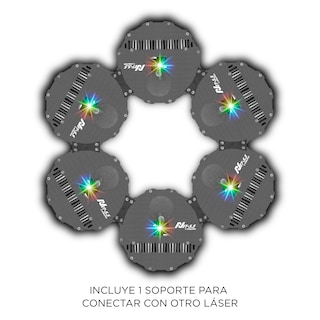 Foto 4 | Laser Profesional Rgb Dmx-512 Luces Dj Net 5.5w Steelpro