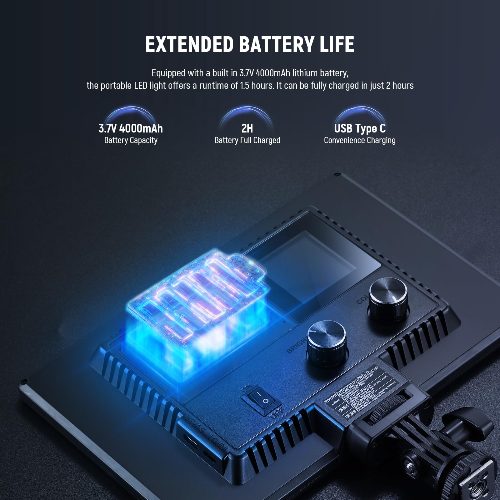 Foto 5 pulgar | Panel De Luz Led Para Vídeo Neewer Nl-116ai, Regulable, 600 Lux - Venta Internacional.