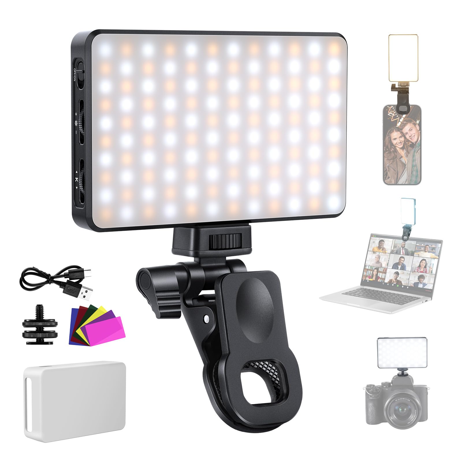 Foto 1 | Lámpara Led Para Teléfono Para Selfies Neewer Basics Bl120b Recargable - Venta Internacional.