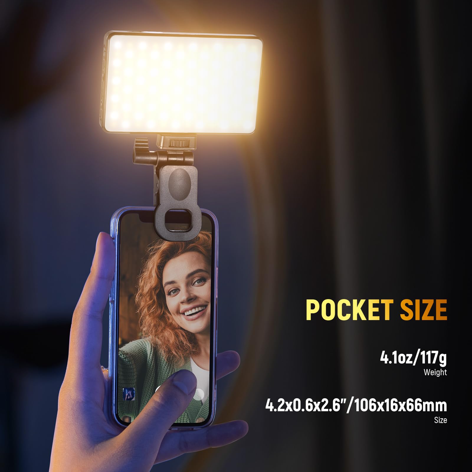 Foto 5 | Lámpara Led Para Teléfono Para Selfies Neewer Basics Bl120b Recargable - Venta Internacional.
