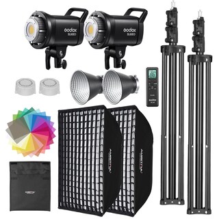 Foto 1 | Kit De Luces Led Para Vídeo Godox Sl60ii-d, Paquete De 2 Con Softbox Y Soporte - Venta Internacional.