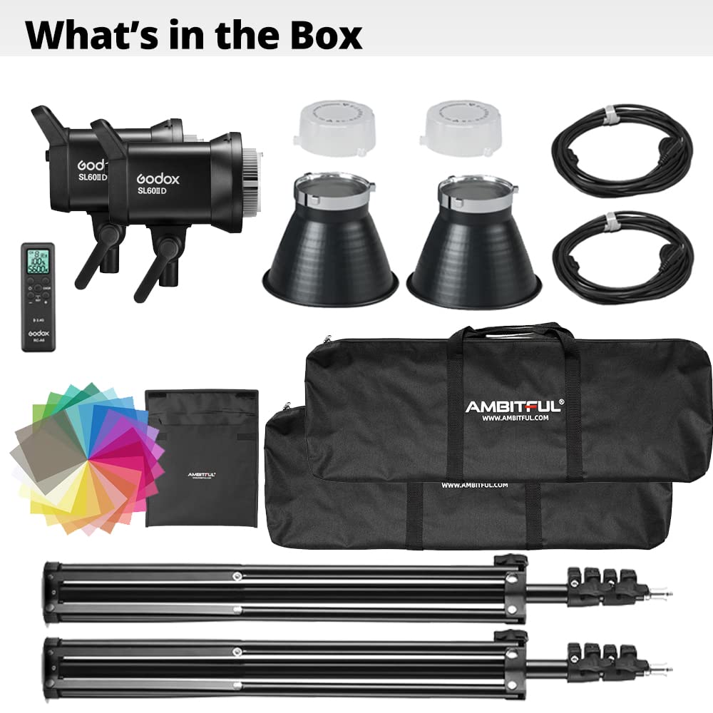 Foto 3 pulgar | Kit De Luces Led Para Vídeo Godox Sl60ii-d, Paquete De 2 Con Softbox Y Soporte - Venta Internacional.