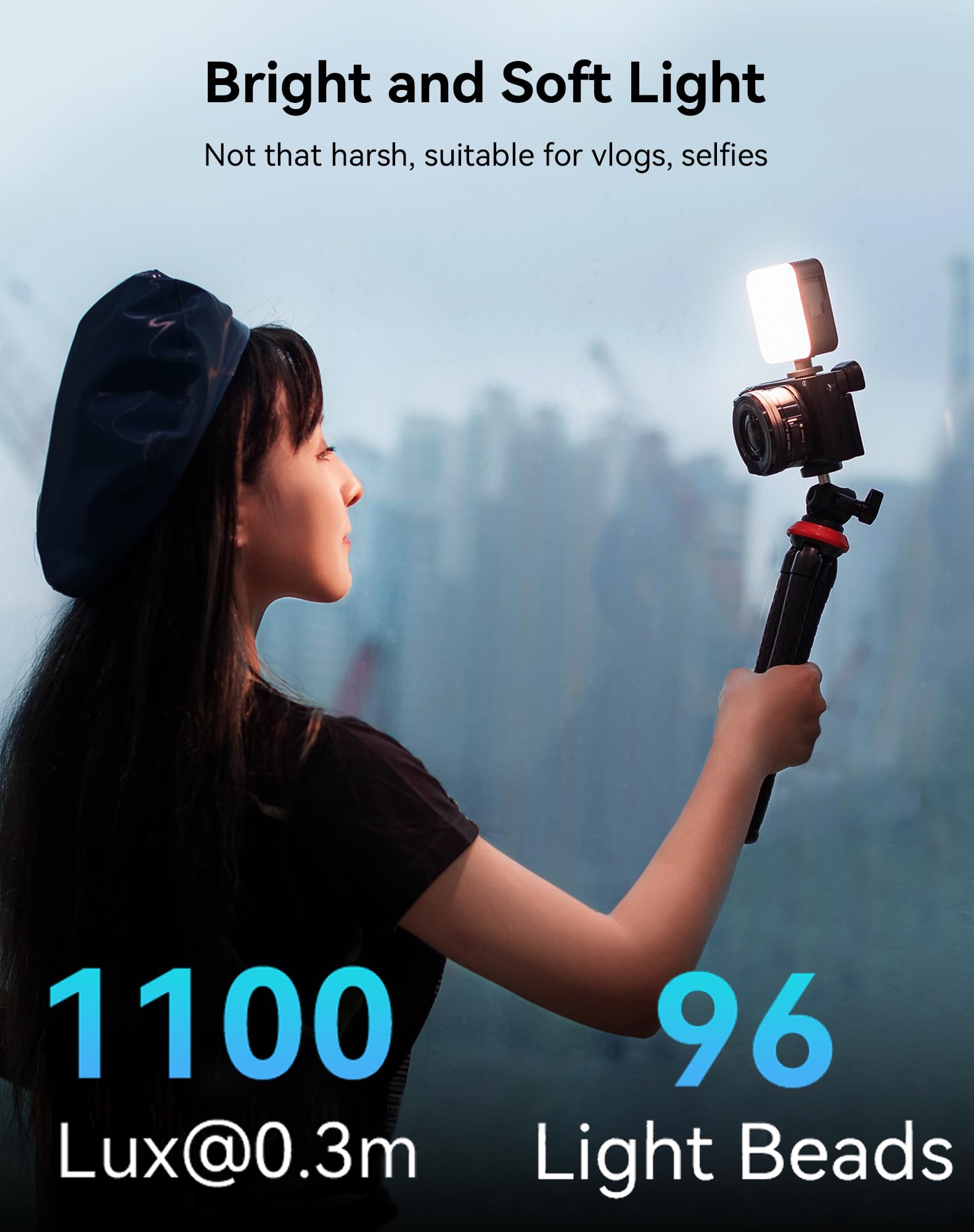 Foto 3 pulgar | Lámpara Led De Vídeo Portátil Smallrig P96, 96 Perlas, 2700-6500 K - Venta Internacional.