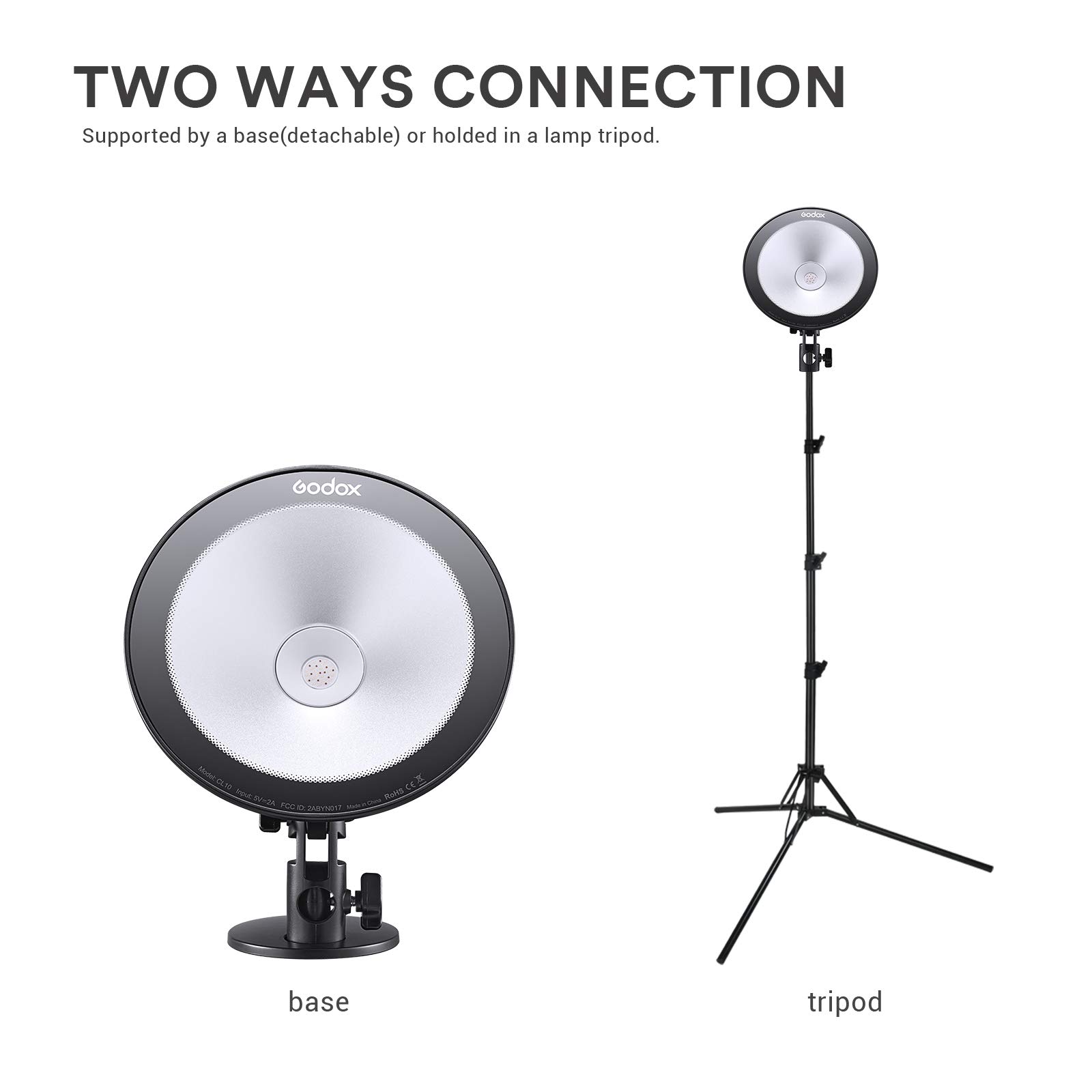 Foto 8 pulgar | Luz Ambiental Rgb Godox Cl10 10w 1100 Lúmenes Con 39 Efectos - Venta Internacional.