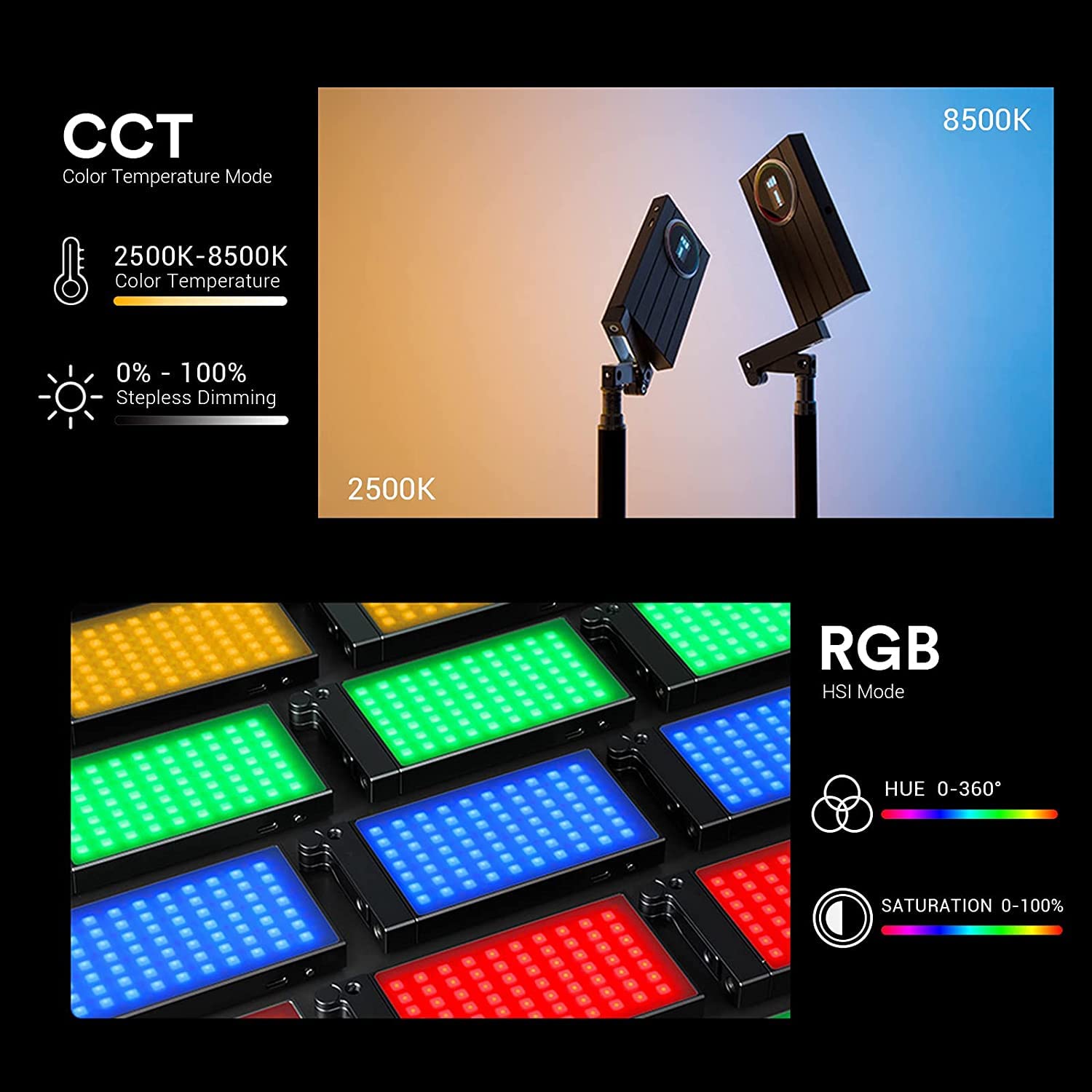 Foto 5 pulgar | Cámara De Vídeo Led Portátil Godox M1 Rgb Cri 97+ - Venta Internacional.