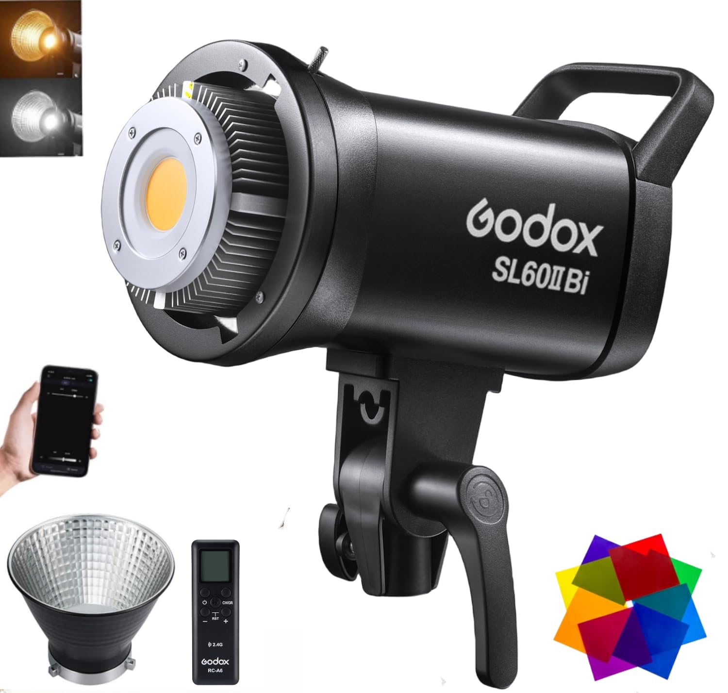 Foto 2 pulgar | Lámpara Led De Vídeo Godox Sl60iibi Bicolor 75w 2800k-6500k - Venta Internacional.