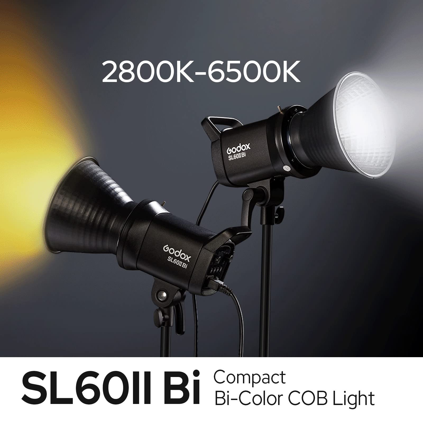 Foto 3 pulgar | Lámpara Led De Vídeo Godox Sl60iibi Bicolor 75w 2800k-6500k - Venta Internacional.