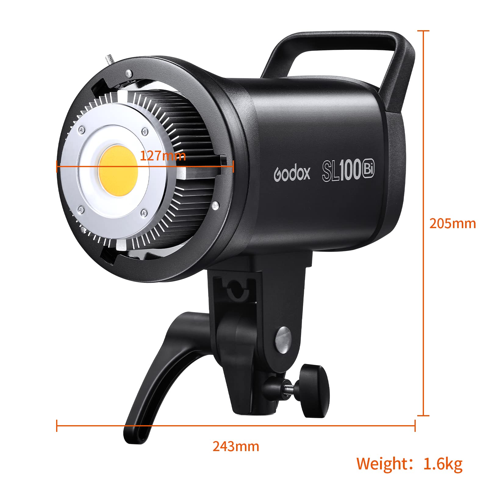 Foto 7 | Lámpara De Vídeo Godox Sl100bi 100w 2800k-6500k 32,100lux Cri97+ - Venta Internacional.