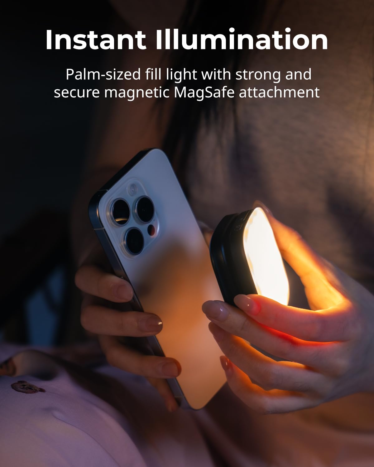 Foto 5 pulgar | Lámpara Magnética Para Selfies Smallrig Para Iphone Con Mirror Vibe P48 - Venta Internacional.