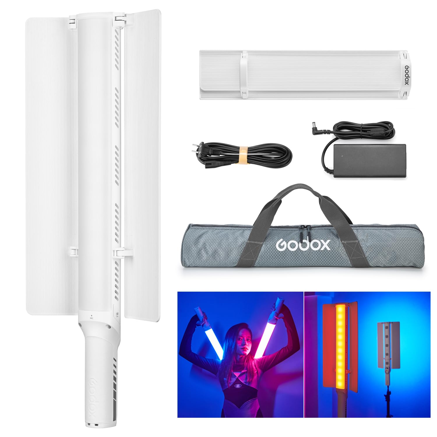 Foto 2 pulgar | Tubo De Luz Rgb Portátil Godox Lc1000r 65w/100 W 2500k-8500k - Venta Internacional.