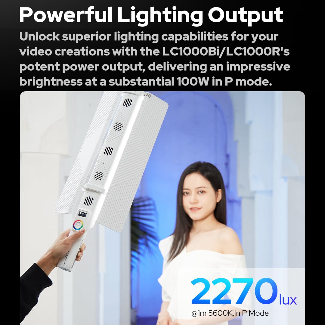Foto 3 pulgar | Tubo De Luz Rgb Portátil Godox Lc1000r 65w/100 W 2500k-8500k - Venta Internacional.