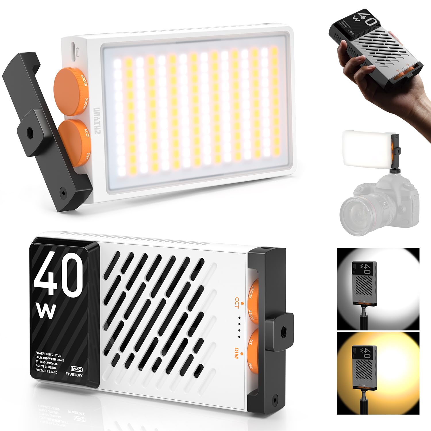 Foto 2 pulgar | Lámpara De Vídeo Zhiyun Fiveray M40 40 W 14000 Lux Cri/tlci 96+ - Venta Internacional.