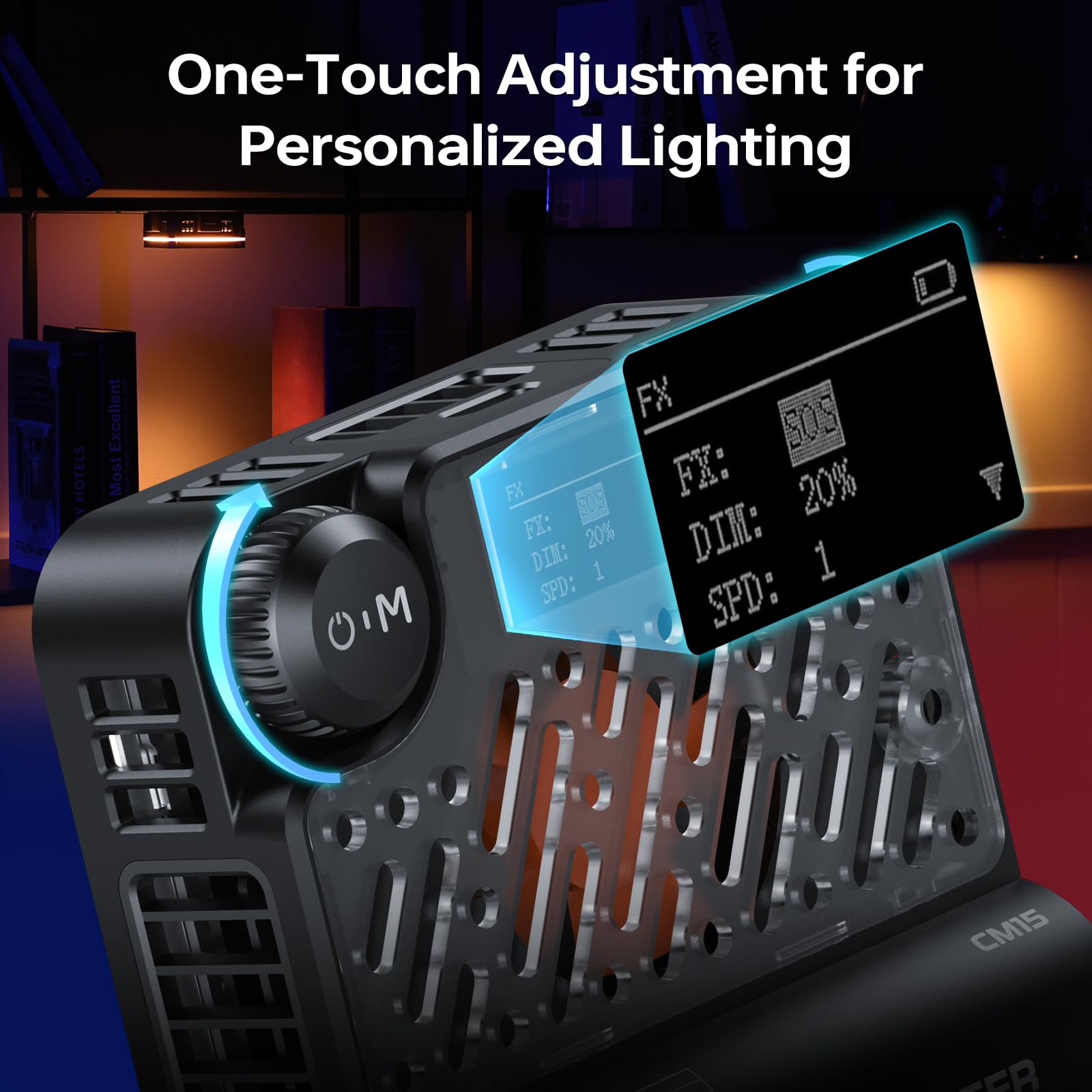 Foto 7 pulgar | Lámpara De Vídeo Zhiyun Cinepeer Cm15 15 W Rgb 2500 Mah Cri 94+ - Venta Internacional.
